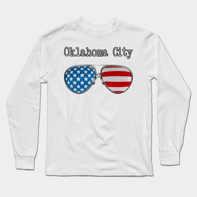 AMERICA PILOT GLASSES OKLAHOMA CITY Long Sleeve T-Shirt by SAMELVES